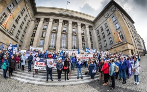 Protest pielęgniarek i położnych w Katowicach - 2023 (3)