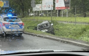 Zdarzenie drogowe w rejonie węzła 