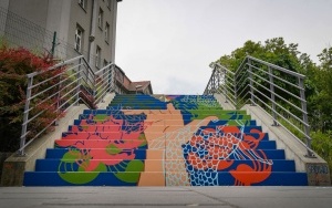 Artystyczne schody przy ASP w Katowicach (3)