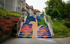 Artystyczne schody przy ASP w Katowicach (8)