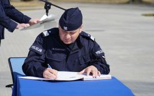 Uroczyste otwarcie pawilonu B policyjnej strzelnicy ćwiczebnej Szkoły Policji w Katowicach (8)