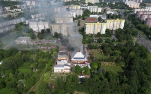 Pożar kościoła św. Floriana w Sosnowcu (16)
