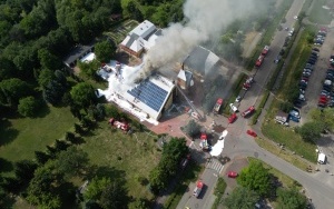 Pożar kościoła św. Floriana w Sosnowcu (1)