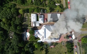 Pożar kościoła św. Floriana w Sosnowcu (2)