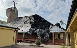 Kościół św. Floriana w Sosnowcu po pożarze (3)