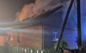 Pożar zniszczył dom policjanta (7)