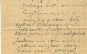 List Jerzego Kuczki do rodziców napisany z więzienia (2)