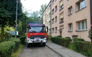 Pożar przy ul. Zamenhofa w Katowicach (2)