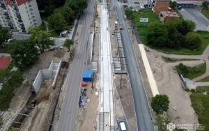 Modernizacja torowisk tramwajowych i przebudowa dróg w Dąbrowie Górniczej  (16)