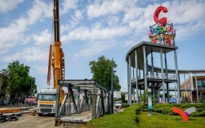 Rozbiórka kładki przy CH Pogoria w Dąbrowie Górniczej  (7)