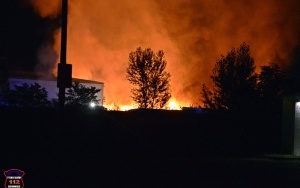 Pożar składu makulatury w Tychach (6)