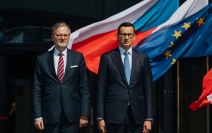 Premier Mateusz Morawiecki i premier Petr Fiala w Katowicach (3)