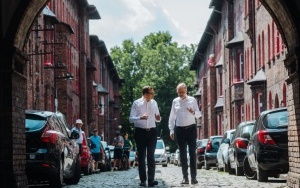 Premier Mateusz Morawiecki i premier Petr Fiala w Katowicach (2)