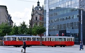 Zabytkowy tramwaj kursuje po Katowicach (4)