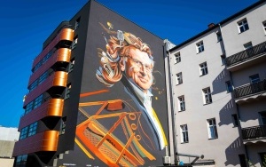 Mural upamiętniający Zbigniewa Wodeckiego w Katowicach (1)