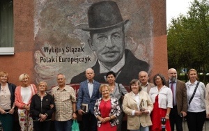 Uroczyste odsłonięcie muralu Wojciecha Korfantego w Katowicach (4)