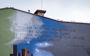 Mural upamiętniający harcmistrza Jerzego Lisa przy ul. Gliwickiej w Katowicach (4)