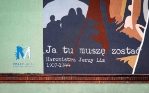 Mural upamiętniający harcmistrza Jerzego Lisa przy ul. Gliwickiej w Katowicach (6)