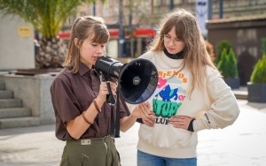Młodzieżowy Strajk Klimatyczny na katowickim Rynku [PAŹDZIERNIK 2023] (6)