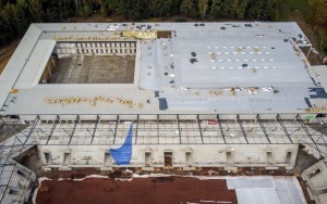 Postęp prac na budowie Stadionu Miejskiego w Katowicach [PAŹDZIERNIK 2023] (19)