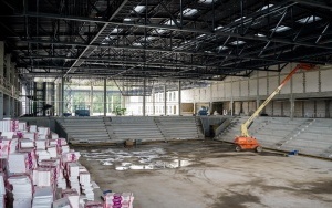 Postęp prac na budowie Stadionu Miejskiego w Katowicach [PAŹDZIERNIK 2023] (15)