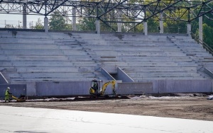 Postęp prac na budowie Stadionu Miejskiego w Katowicach [PAŹDZIERNIK 2023] (5)