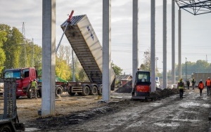 Postęp prac na budowie Stadionu Miejskiego w Katowicach [PAŹDZIERNIK 2023] (3)