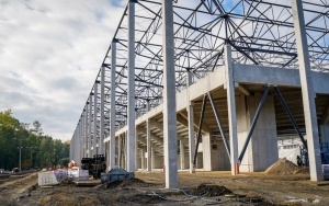 Postęp prac na budowie Stadionu Miejskiego w Katowicach [PAŹDZIERNIK 2023] (2)