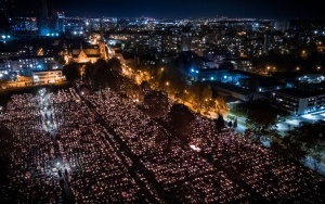 Katowickie cmentarze wieczorową porą - 1 listopada 2023 (3)