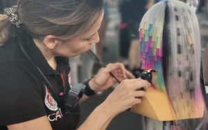 Izabela Stachoń - Ciążyńska to mistrzyni świata we fryzjerstwie awangardowym (2)
