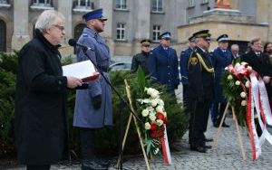 149. urodziny Wojciecha Korfantego - uroczystości na Placu Sejmu Śląskiego (11)