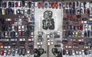 Plac Sejmu Śląskiego przed wprowadzeniem Strefy Płatnego Parkowania w Katowicach (1)