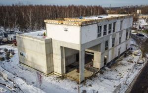 Budowa Miejskiego Domu Kultury na os. Witosa w Katowicach - styczeń 2024 (2)