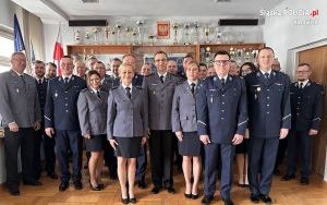 Policjanci z Katowic przechodzą na emeryturę, luty 2024 (3)