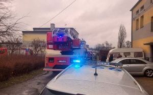 Pożar na ul. Kołłątaja w Siemianowicach Śląskich (1)