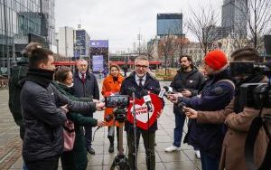 Wspólny briefing prasowy liderów Koalicji Obywatelskiej i Lewicy w Katowicach (5)