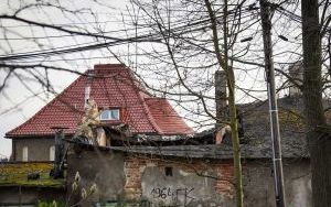 Zawalony dach budynku na ulicy Kościuszki (3)