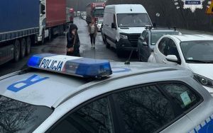 Wypadek na S1 w Sosnowcu (1)