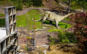 Budowa kładki dla pieszych nad Kotliną Dinozaurów w śląskim zoo [KWIECIEŃ 2024] (8)