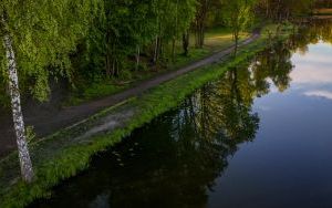 Stawy Janina i Barbara na katowickim Giszowcu [ZDJĘCIA Z DRONA] (8)