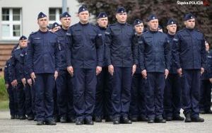 Uroczyste ślubowanie policjantów nowych policjantów w Katowicach (6)