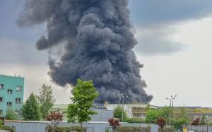 Pożar składowiska odpadów w Siemianowicach Śląskich [10.05.2024] (12)