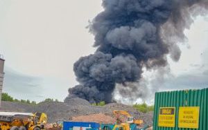 Pożar składowiska odpadów w Siemianowicach Śląskich [10.05.2024] (6)