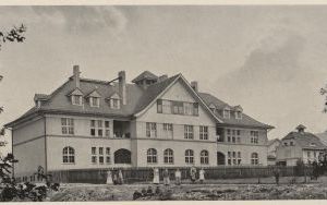 Szpital Murcki - archiwalne zdjęcia. Szpital stara przychodnia