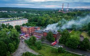 Pożar kamienicy przy ul. Oswobodzenia w Katowicach (4)