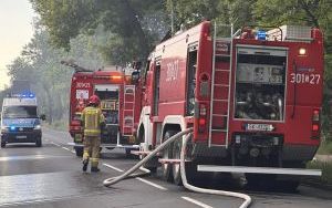 Pożar pustostanu w katowickim Wełnowcu (6)