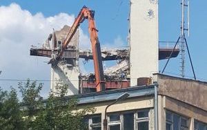 Rozbiórka wieży szybu Roździeński w Katowicach-Giszowcu (1)