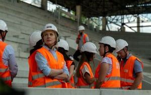 Postęp prac na budowie stadionu miejskiego w Katowicach (5)