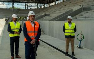 Postęp prac na budowie stadionu miejskiego w Katowicach (2)