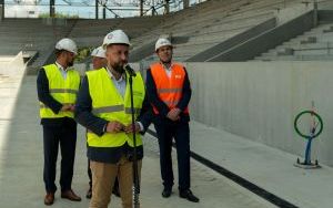 Postęp prac na budowie stadionu miejskiego w Katowicach (3)